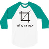 oh crop 3/4 Sleeve Shirt