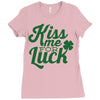 kiss me for luck Ladies Fitted T-Shirt