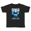 skinhead a way of life blue ideal birthday gift present. Toddler T-shirt