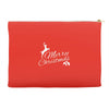 merry christmas flower Accessory Pouches
