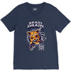 brain drain fox V-Neck Tee