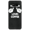 this guy loves coffee Samsung Galaxy S8