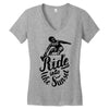 ride into the sunset Women's V-Neck T-Shirt