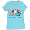 need more candy Ladies Fitted T-Shirt