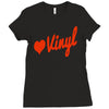 love vinyl Ladies Fitted T-Shirt