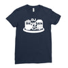 dj scratch men's Ladies Fitted T-Shirt