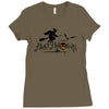 happy halloween Ladies Fitted T-Shirt
