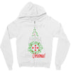 dreaming of a white christmas Zipper Hoodie