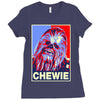 chewbacca poster, ideal gift or birthday present Ladies Fitted T-Shirt