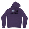 i love my soldier navy camouflage Unisex Hoodie