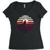 Wolf Women's Triblend Scoop T-shirt
