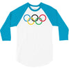olympic rings 3/4 Sleeve Shirt
