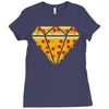 pizzas are forever Ladies Fitted T-Shirt