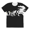 alien evolution   mens funny All Over Women's T-shirt