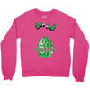 Preggosaurus Funny Crewneck Sweatshirt