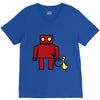 bird powered robot V-Neck Tee