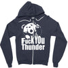 ted fuck you thunder Zipper Hoodie