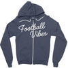 football vibes Zipper Hoodie