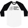 without geometry life is pointless funny math school science nerd geek 3/4 Sleeve Shirt