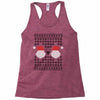 ugly santa noel Racerback Tank