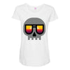 sunset skull Maternity Scoop Neck T-shirt