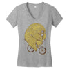 bear safety Women's V-Neck T-Shirt
