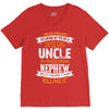 Super Cool Uncle Of A Freaking Awesome Nephew V-Neck Tee