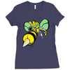 bumble bee Ladies Fitted T-Shirt