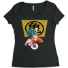Goku 3D Women's Triblend Scoop T-shirt