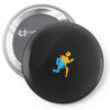 Portal Man Pin-back button