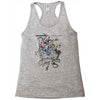 ninja aliens Racerback Tank