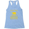 ugly sweater party beer bear funny Racerback Tank