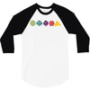 dungeons and dragons die hit 3/4 Sleeve Shirt
