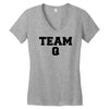 team q Women's V-Neck T-Shirt
