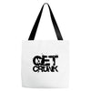 get crunk Tote Bags