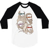 shh, the rat is our patron 3/4 Sleeve Shirt