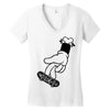 skater Women's V-Neck T-Shirt