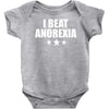 i beat anorexia Baby Bodysuit