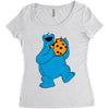 Cookie Monster Women's Triblend Scoop T-shirt