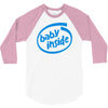baby inside 3/4 Sleeve Shirt
