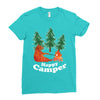 Happy Camper Ladies Fitted T-Shirt