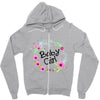 floral baby girl Zipper Hoodie