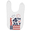 happy 4th of july Baby Bibs
