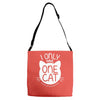 i only have one cat my cat has a few cat Adjustable Strap Totes