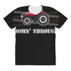 case ih red tractor boy comin' through All Over Women's T-shirt