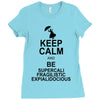 keep calm and be supercalifragilisticexpialidocious t shirt mary poppi Ladies Fitted T-Shirt