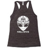 alien believe Racerback Tank