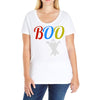 boo halloween Ladies Curvy T-Shirt