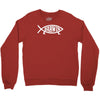 darwin'   fish Crewneck Sweatshirt