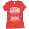 You Might Be A Mechanic If Ladies Fitted T-Shirt